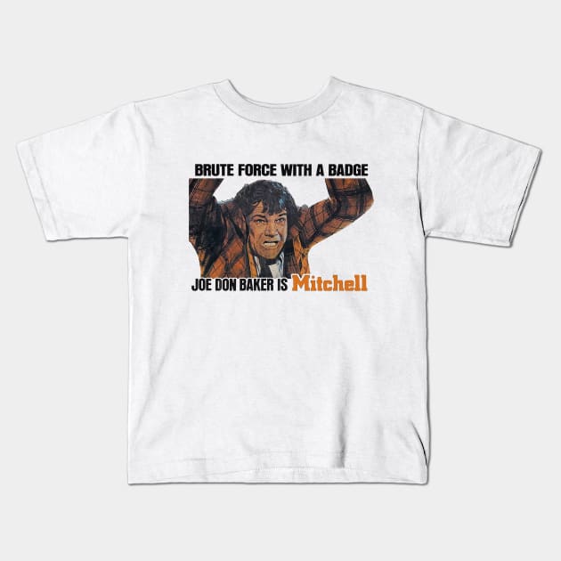 Mitchell Movie Poster Kids T-Shirt by MovieFunTime